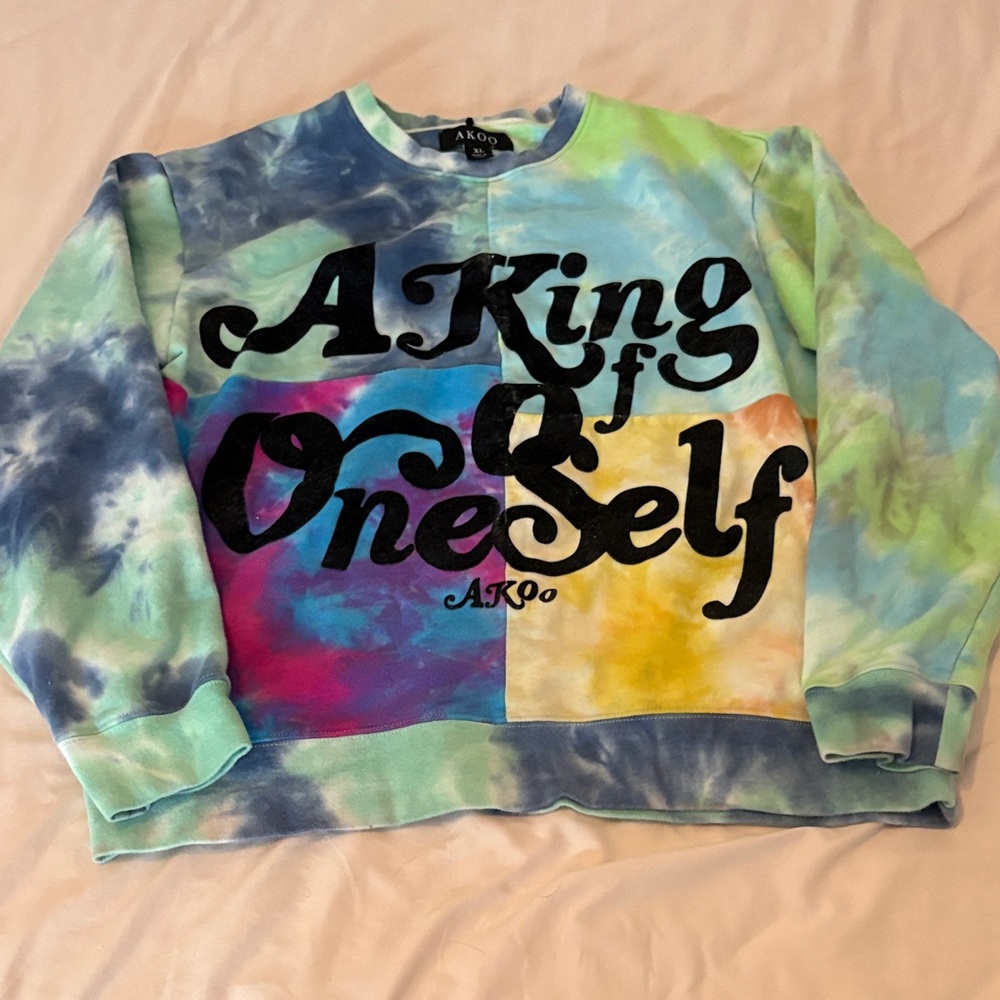 Akoo Multicolor Tie-Dye Sweatshirt